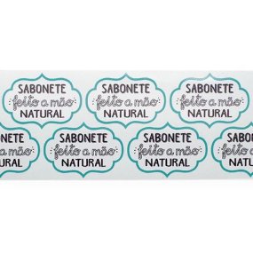 Pegatinas sabonete feito a mao Pegatinas sabonete feito a mao