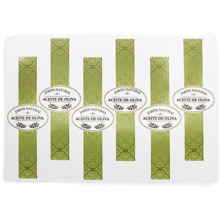 Etiquetas Packaging Lacinho Sabonete Azeite Oliva
