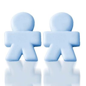 Molde para hacer 2 jabones basicos niño