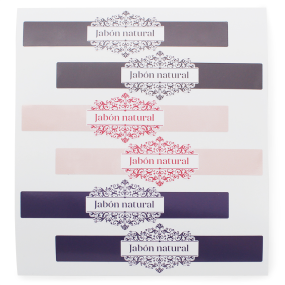 Pegatinas vintage jabon natural Pegatinas vintage jabon natural