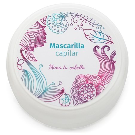 Adesivos para Recipientes, Mascarilla Capilar Mima seu Cabelo.