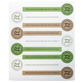 Adesivo Laço Hand Made 3 cores