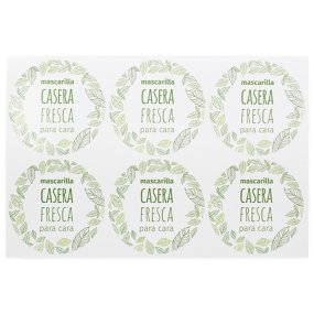 Adesivos mascara facial fresca Adesivos mascara facial fresca