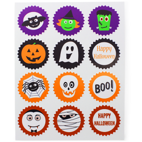 Mélange d’autocollants d’Halloween Mélange d’autocollants d’Halloween