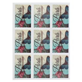 Autocollant de timbre paris vintage Autocollant de timbre paris vintage