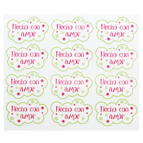Pegatinas hecho con amor Pegatinas hecho con amor