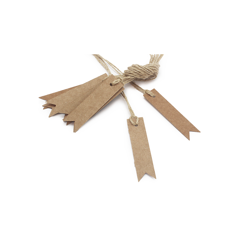 Etiquetas Packaging, Kraft con Cordón.