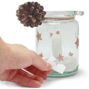 Estencil adesivos de estrelas