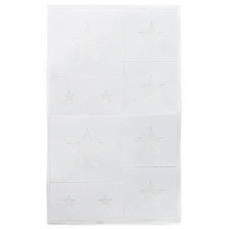 Adesivos estrelas de Natal