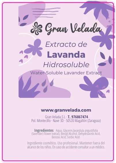 Accede a la etiqueta de Extrait de lavande / 1000 ml