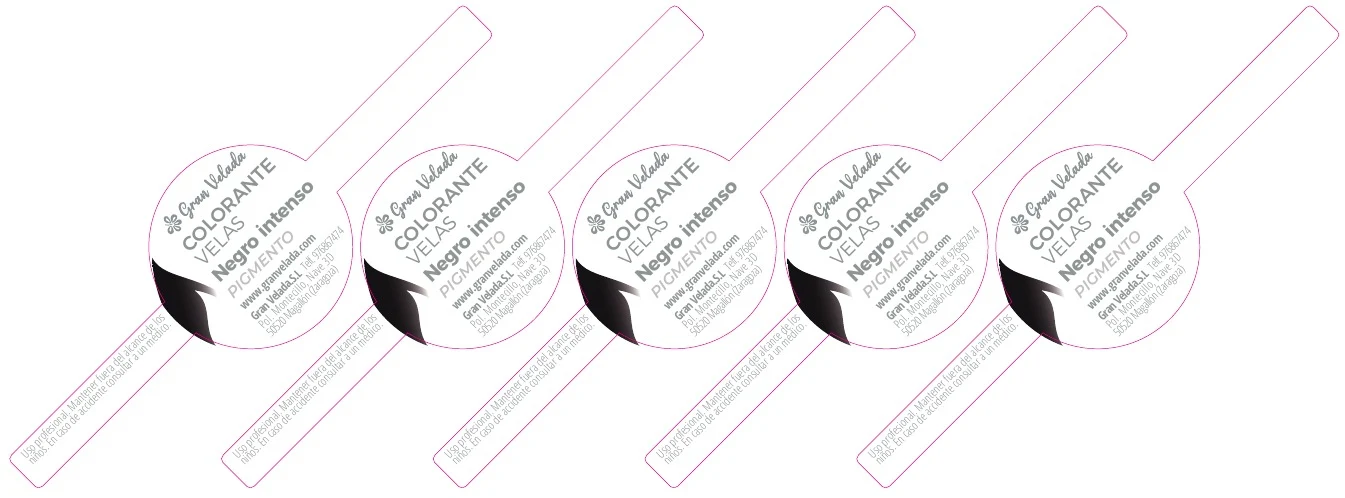 Accede a la etiqueta de Colorante velas negro intenso pigmento / 30 cc