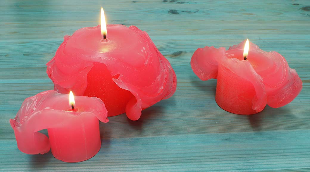 Como hacer preciosas velas de colores - How to make nice colors candles 