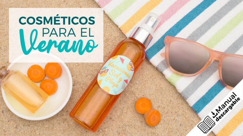 Selección de cosméticos artesanales para el verano