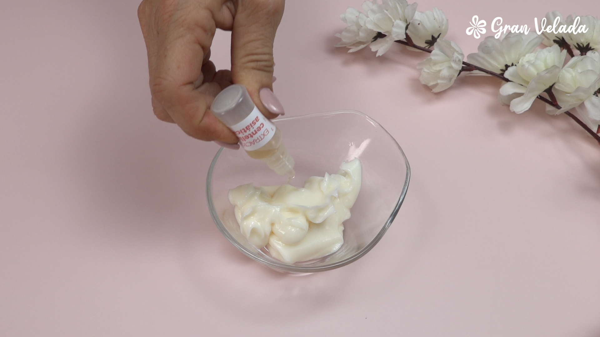 Añadir extracto a la crema base