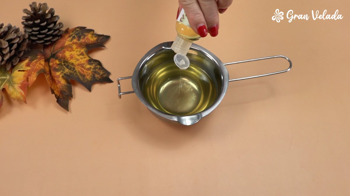 Incorporación de la esencia aromática a la cera