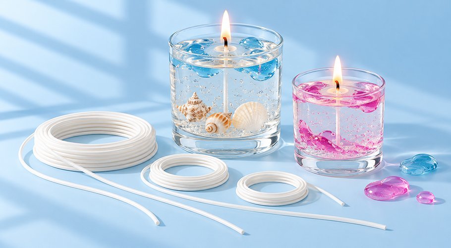 Mèche pour bougies en gel