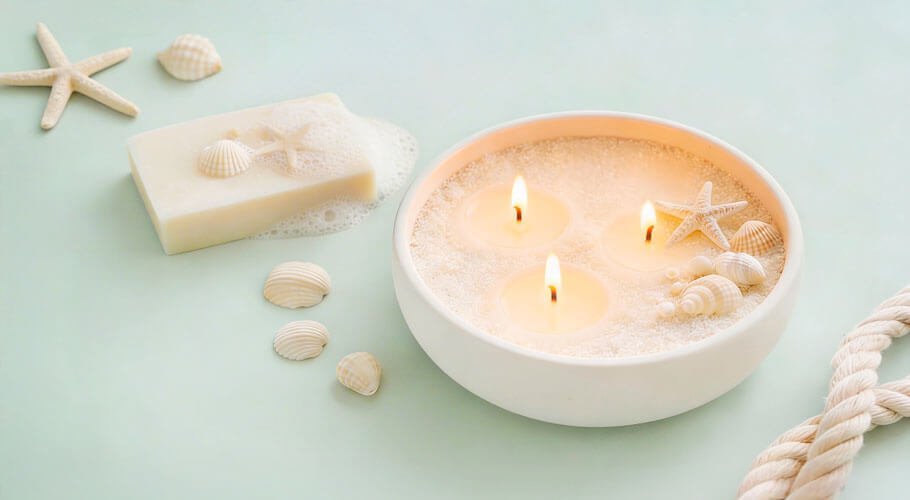 Coquillages, coquilles marines et étoiles de mer