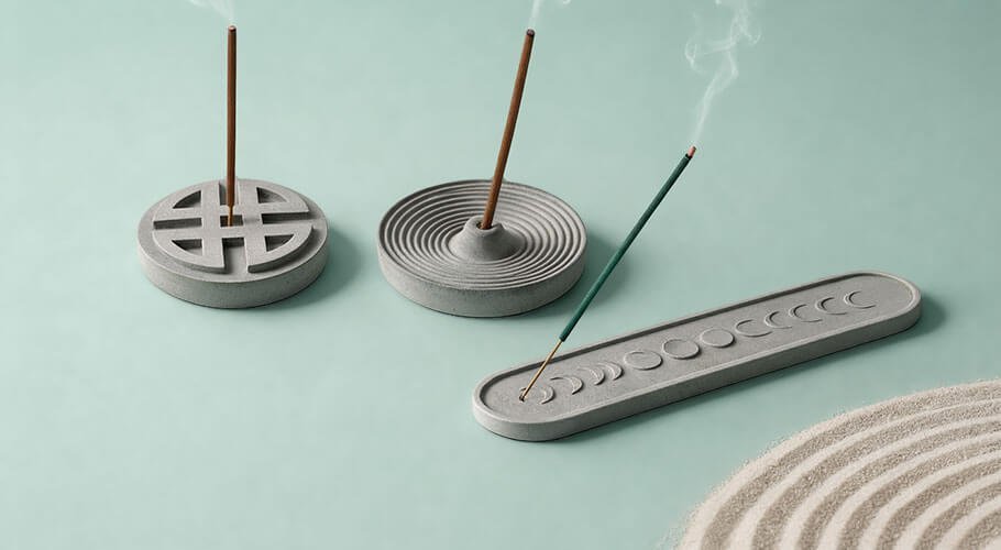 Moldes para porta-incenso