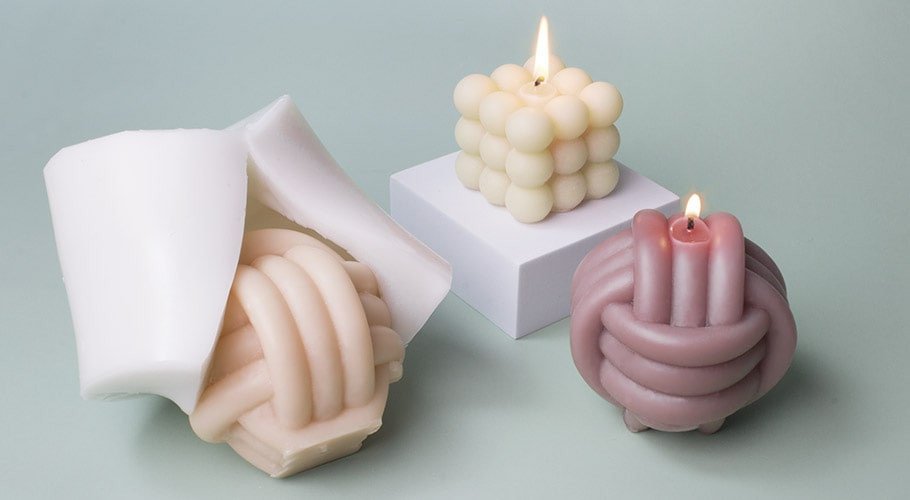 Moules pour la fabrication de bougies décoratives