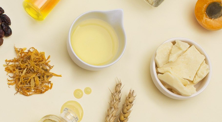 Huiles et beurres pour faire des huiles de massage