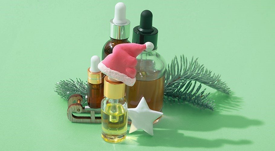 Parfums de Noël pour faire des bougies de massage