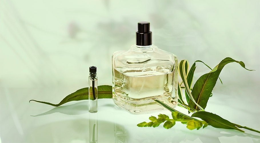 Essencias de ervas para perfumes
