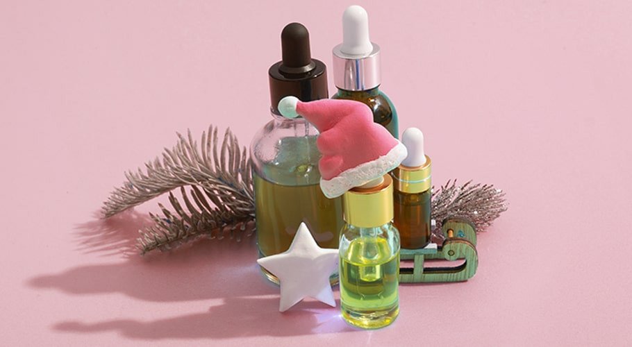 Essences de Noël aromatiques pour faire du savon à la glycérine