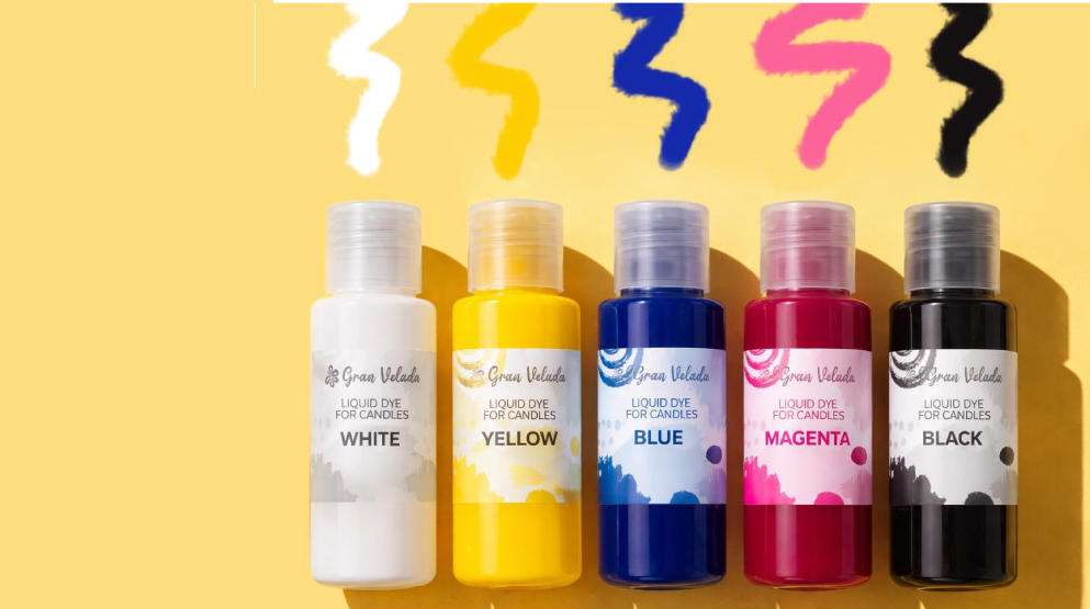 Colorantes líquidos para velas