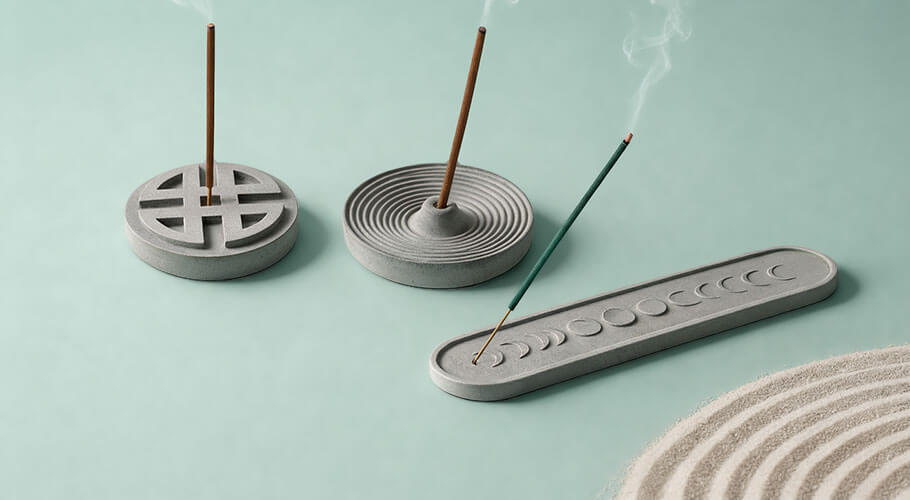 Moldes porta incienso