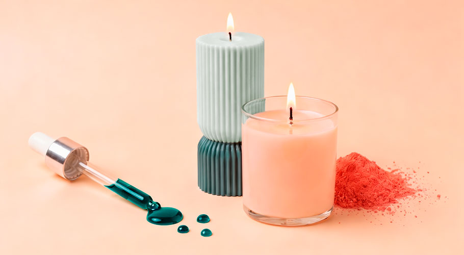 Colorantes para hacer velas