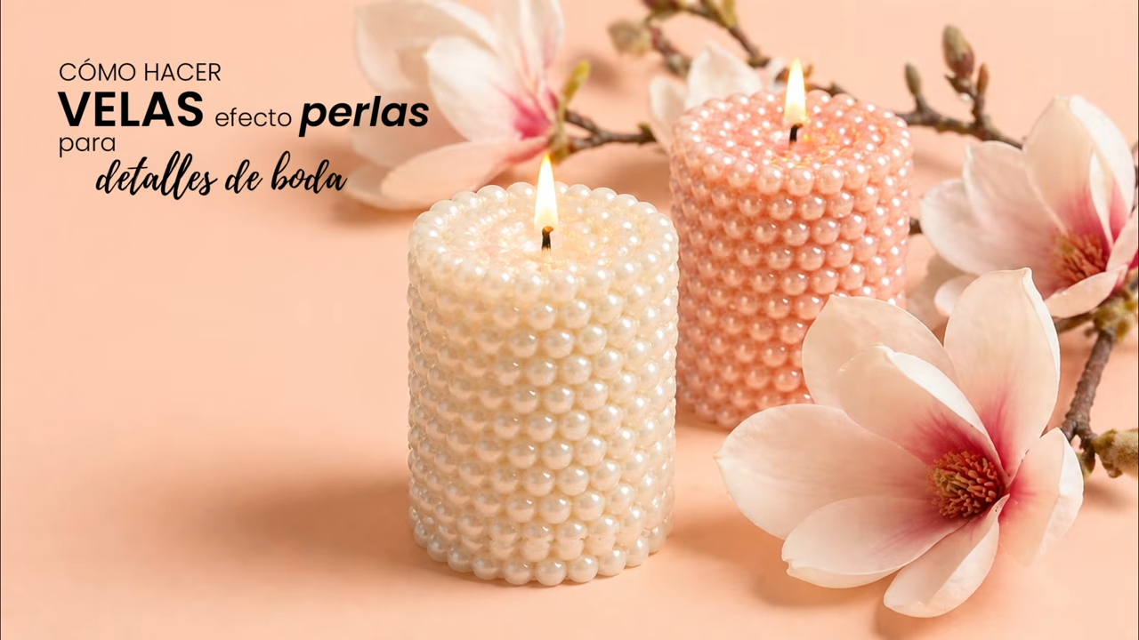 Molde perlas para velas