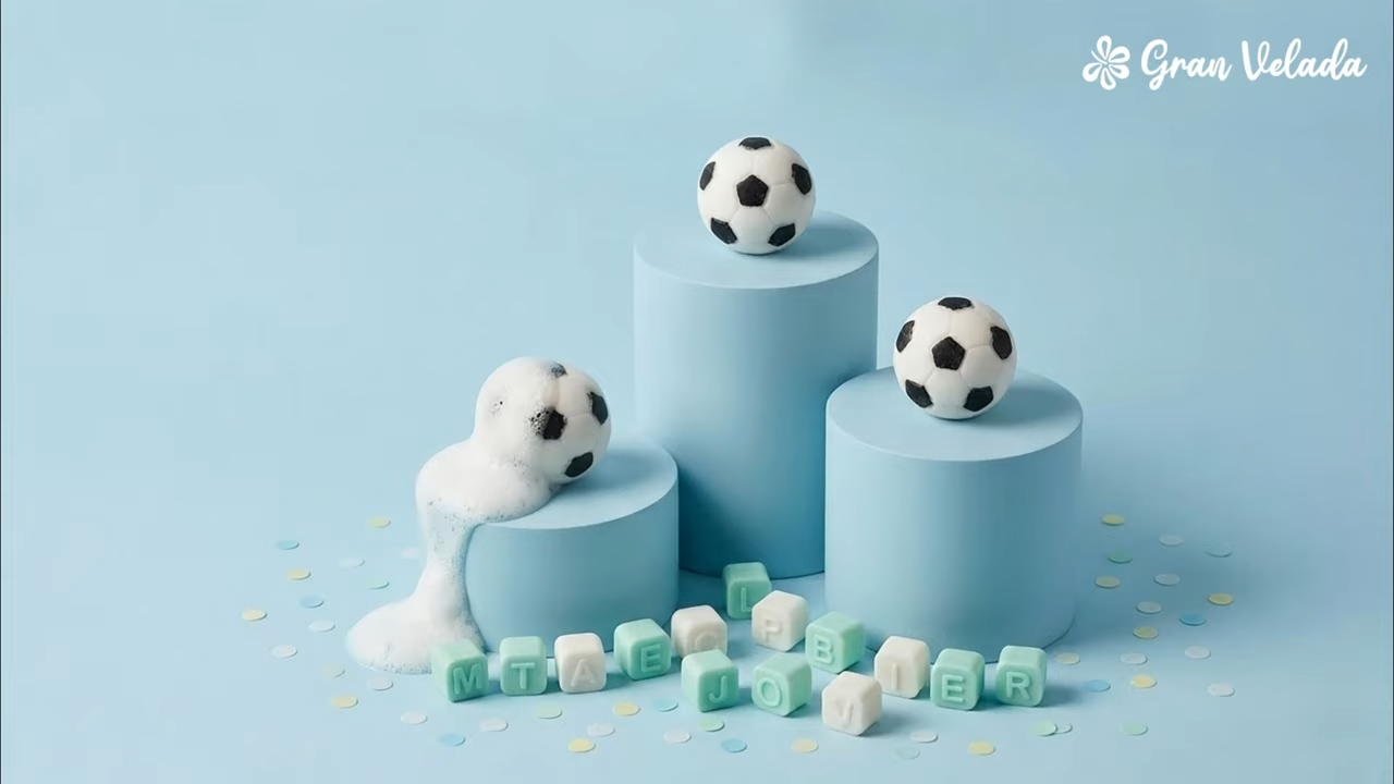 Molde 4 balones de fútbol